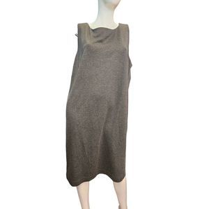 Julian Taylor Gray Sleeveless Shift Dress Size 20W